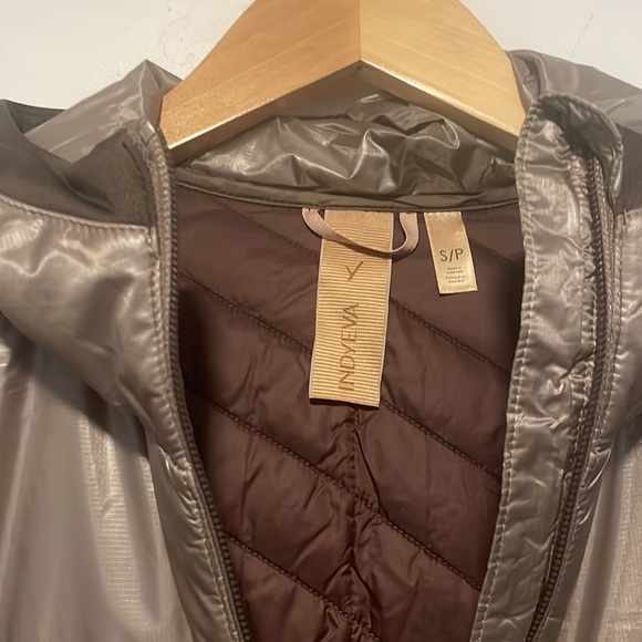 Indyeva MANTAR INSULATED HOODED jacket small in peppercorn/mocha - Picture 12 of 16